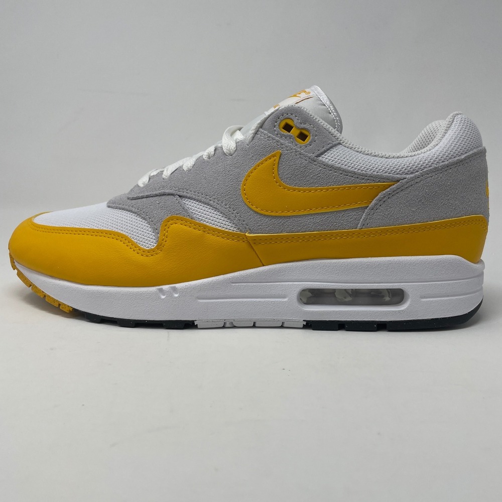 Nike Air Max 1 ESS White University Gold Mens Sneakers FZ5808-100 Retro‎ Mens 11